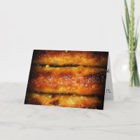 Carte de félicitations "Friture Sausage Links"