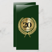 Carte de félicitations individuelle pour l'anniver (Devant / Derrière)