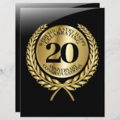 Carte de félicitations individuelle pour l'anniver (Devant / Derrière)