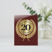 Carte de félicitations individuelle pour l'anniver (Debout devant)