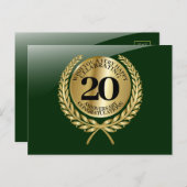 Carte de félicitations individuelle pour l'anniver (Devant / Derrière)