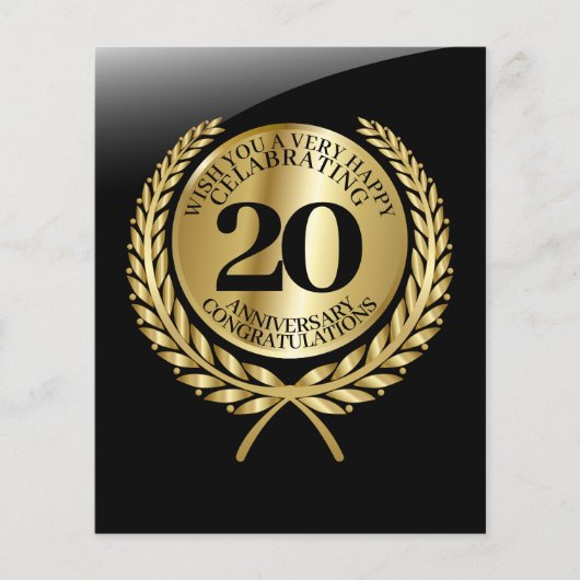 Carte de félicitations individuelle pour l'anniver (Devant)