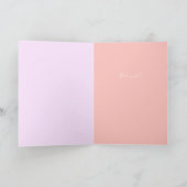 Carte de félicitations Iris sauvage (Intérieur)