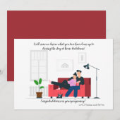 Carte de félicitations Isolate Baby Pregnancy (Devant / Derrière)