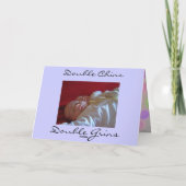 Carte de félicitations jumeaux (Dos)