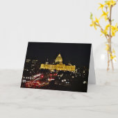 Carte de félicitations "La capitale Saint Paul" (Fleur jaune)