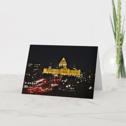Carte de félicitations "La capitale Saint Paul" (Devant)
