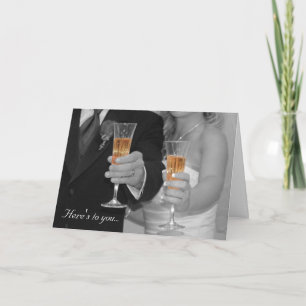 Carte de félicitations mariage