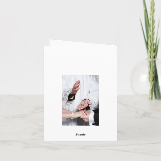 Carte de FÉLICITATIONS mariages (Dos)