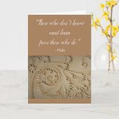 Carte de félicitations Master of Education Plato (Fleur jaune)