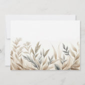 Carte de félicitations Mazel Tov, feuillage botani (Dos)