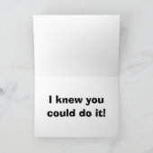 Carte De Félicitations Mignonnes - Chemin À Suivre (Intérieur)