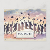 Carte de félicitations moderne et minimaliste (Devant)