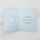 Carte de félicitations modifiable qui brille (Intérieur)