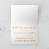 Carte de félicitations "Monnaie" (Intérieur)