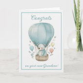 Carte de félicitations Nouveau Petit-Fils (Devant)