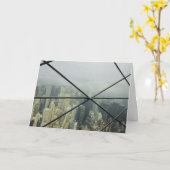 Carte de félicitations "NYC #2" (Fleur jaune)