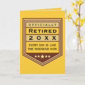 Carte de félicitations officiellement retraitée (Fleur jaune)