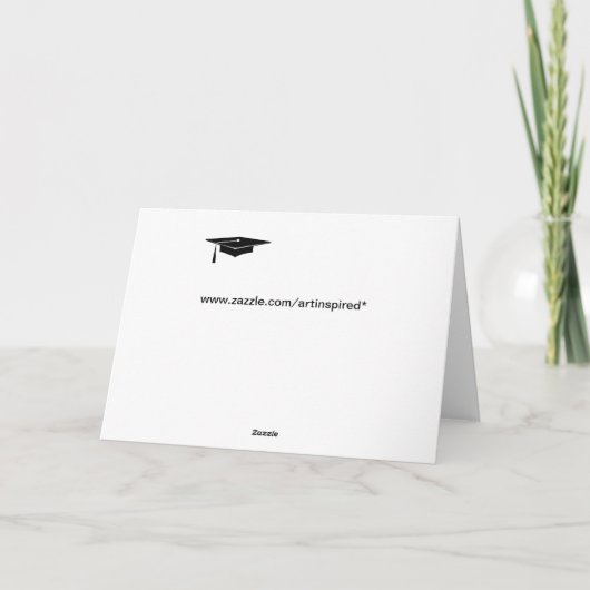 Carte de félicitations ou de félicitations (Dos)