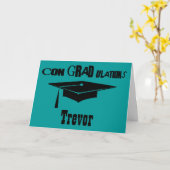 Carte de félicitations ou de félicitations (Fleur jaune)