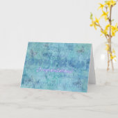 Carte de Félicitations Papillons (Fleur jaune)