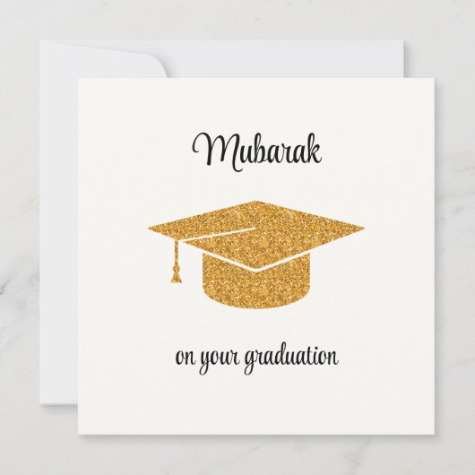 Carte de félicitations personnalisée Cute Moubarak (Devant)