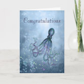 Carte de félicitations : Pieuvre pourrait vous ser (Devant)