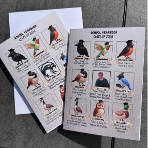 Carte de félicitations pliée pour la remise des di