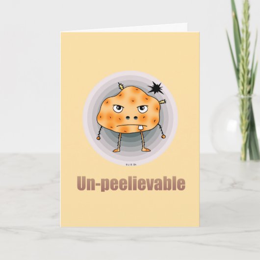 Carte de félicitations Potato Pun - Incroyable à é (Devant)