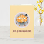 Carte de félicitations Potato Pun - Incroyable à é (Fleur jaune)