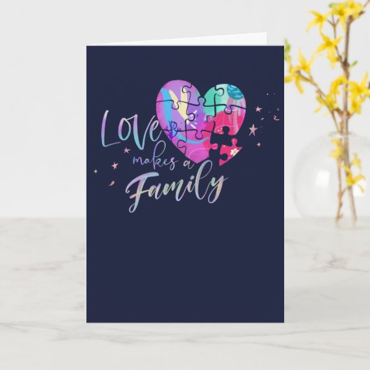 carte de félicitations pour adoption (Fleur jaune)