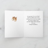 Carte de félicitations pour bébé amérindien (Intérieur)