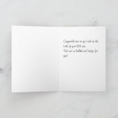 Carte de félicitations pour bébé avec le nom de la (Intérieur)