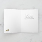 Carte de félicitations pour bébé Boho de bienvenue (Intérieur)