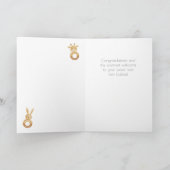 Carte de félicitations pour bébé Boho Twins (Intérieur)