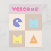 carte de félicitations pour bébé fille prénom 4 le (Devant)