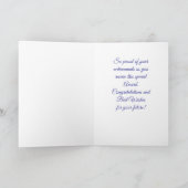 carte de félicitations pour boursier (Intérieur)