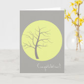 Carte de félicitations pour de multiples occasions (Fleur jaune)