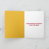 Carte de félicitations pour diplômé (Intérieur)