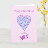 Carte de félicitations pour enterrement de vie de  (Fleur jaune)