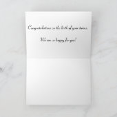 carte de félicitations pour jumeaux, jumeaux fille (Intérieur)