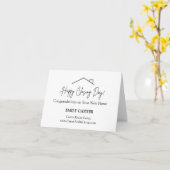 Carte de Félicitations pour la Clôture de Transact (Fleur jaune)