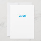 Carte de félicitations pour la fin de la maternell (Dos)