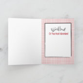 Carte de félicitations pour la finalisation (Intérieur)