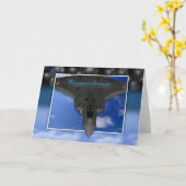 Carte de félicitations pour la mise en service de  (Fleur jaune)