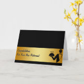 Carte de félicitations pour la nouvelle carte de v (Fleur jaune)