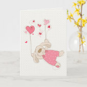 carte de félicitations pour la petite fille (Fleur jaune)