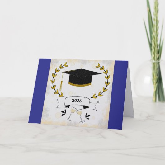 Carte de Félicitations pour la Remise de Diplôme 2 (Devant)