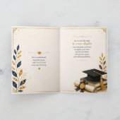 Carte de Félicitations pour la Remise de Diplômes  (Intérieur)