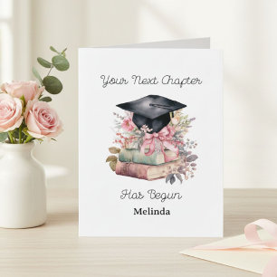 Carte de Félicitations pour la Remise de Diplômes